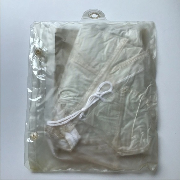 Outdoor Patio Umbrella Rain Cover NEW Waterproof Zips Luxe Vinyl 15”x75” Vintage - Picture 9 of 11